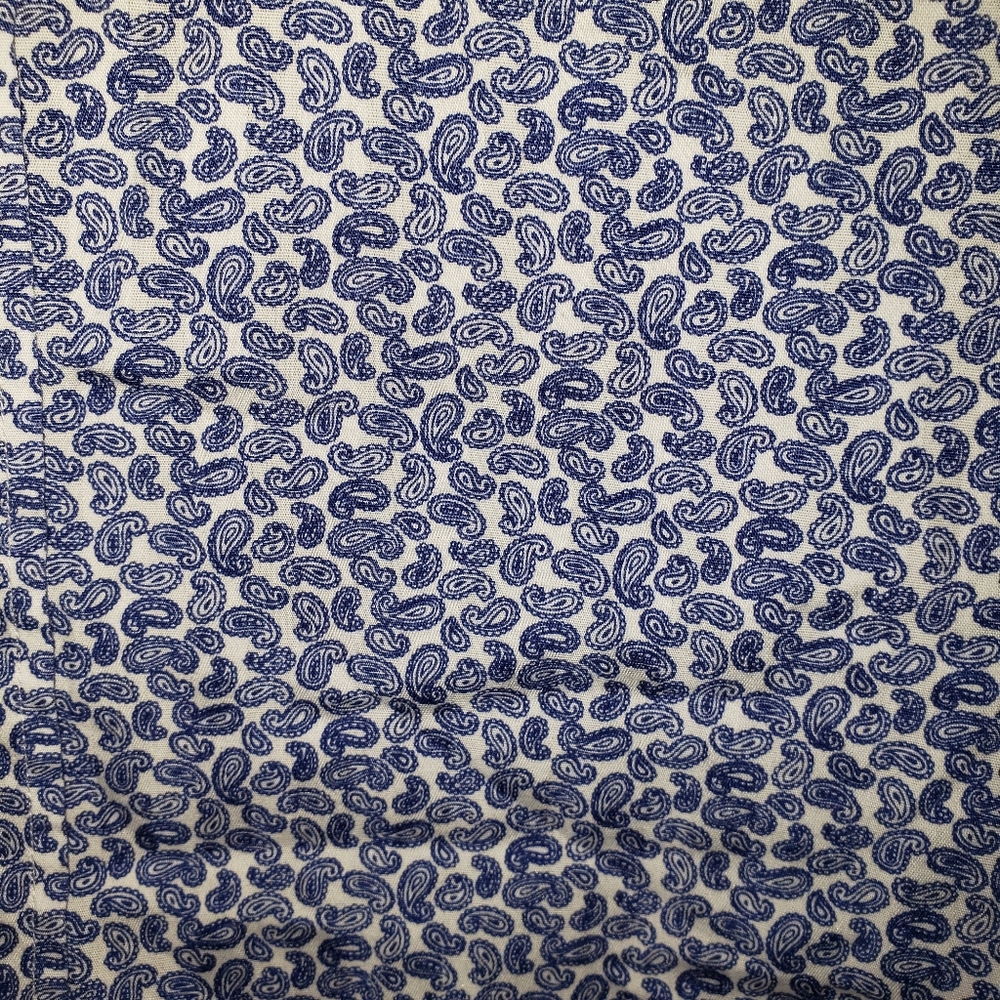 Robert Graham blue and white paisley button down Mens Size large. - Picture 7 of 14